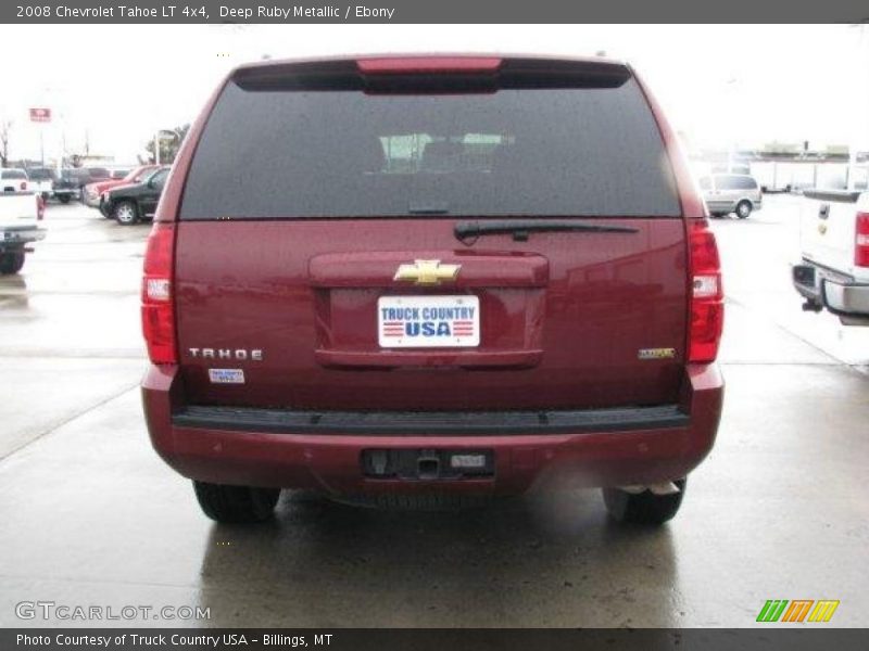 Deep Ruby Metallic / Ebony 2008 Chevrolet Tahoe LT 4x4