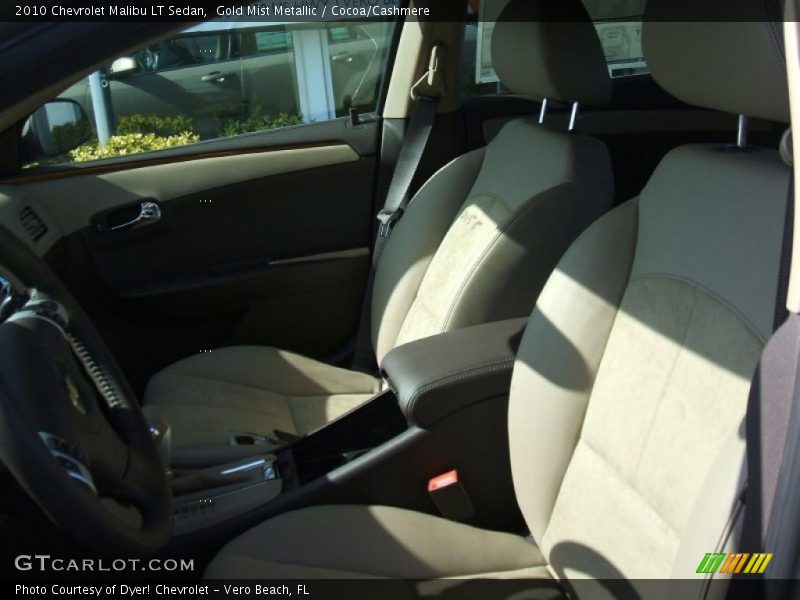 Gold Mist Metallic / Cocoa/Cashmere 2010 Chevrolet Malibu LT Sedan