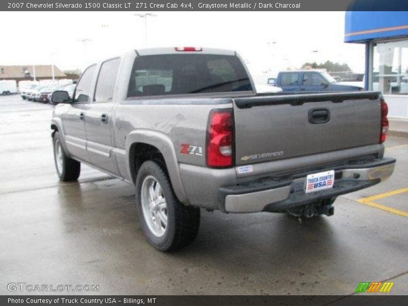 Graystone Metallic / Dark Charcoal 2007 Chevrolet Silverado 1500 Classic LT  Z71 Crew Cab 4x4