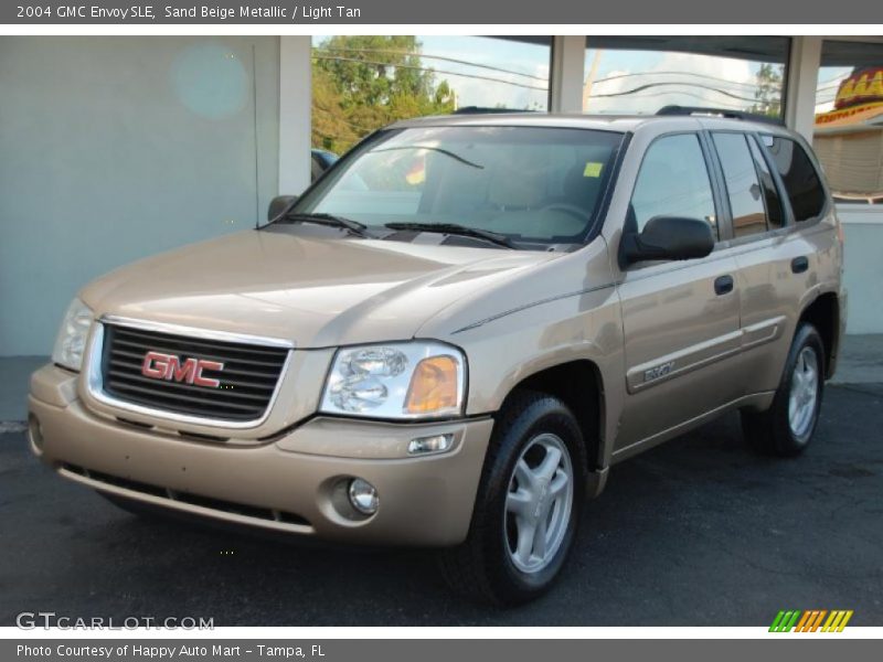 Sand Beige Metallic / Light Tan 2004 GMC Envoy SLE