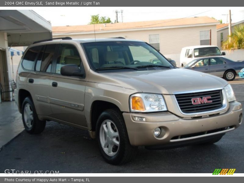 Sand Beige Metallic / Light Tan 2004 GMC Envoy SLE