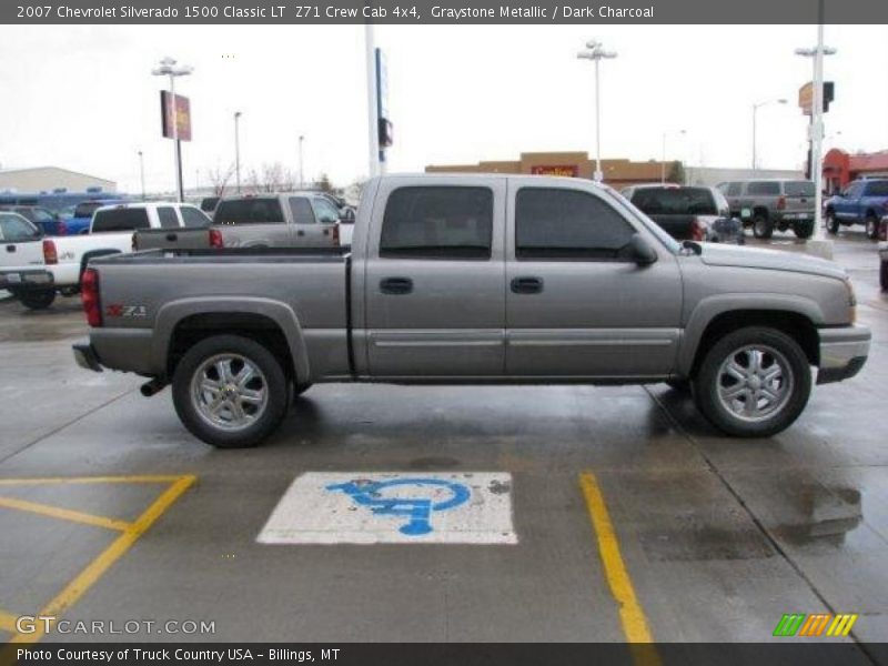 Graystone Metallic / Dark Charcoal 2007 Chevrolet Silverado 1500 Classic LT  Z71 Crew Cab 4x4