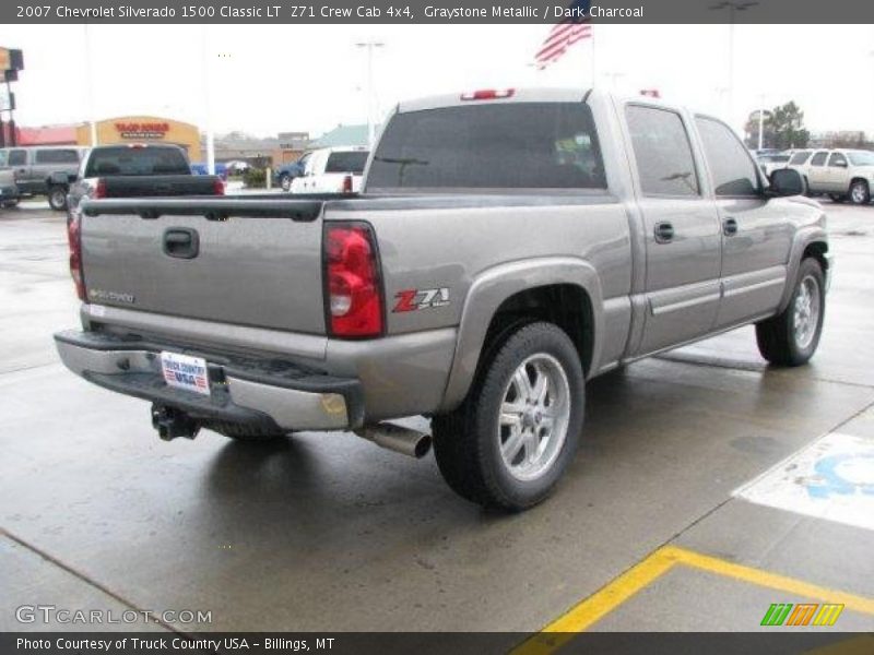 Graystone Metallic / Dark Charcoal 2007 Chevrolet Silverado 1500 Classic LT  Z71 Crew Cab 4x4