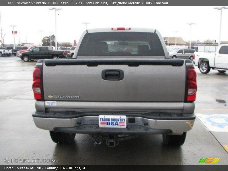 Graystone Metallic / Dark Charcoal 2007 Chevrolet Silverado 1500 Classic LT  Z71 Crew Cab 4x4