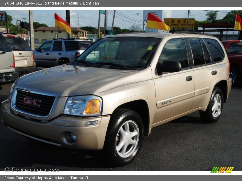 Sand Beige Metallic / Light Tan 2004 GMC Envoy SLE