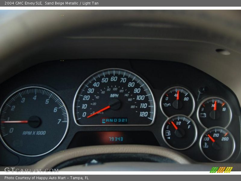 Sand Beige Metallic / Light Tan 2004 GMC Envoy SLE