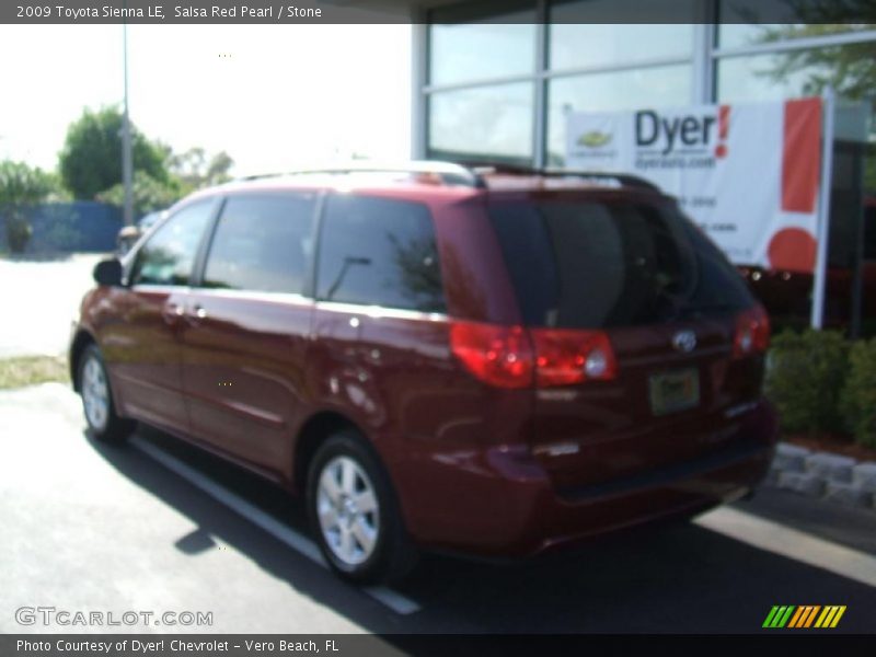 Salsa Red Pearl / Stone 2009 Toyota Sienna LE