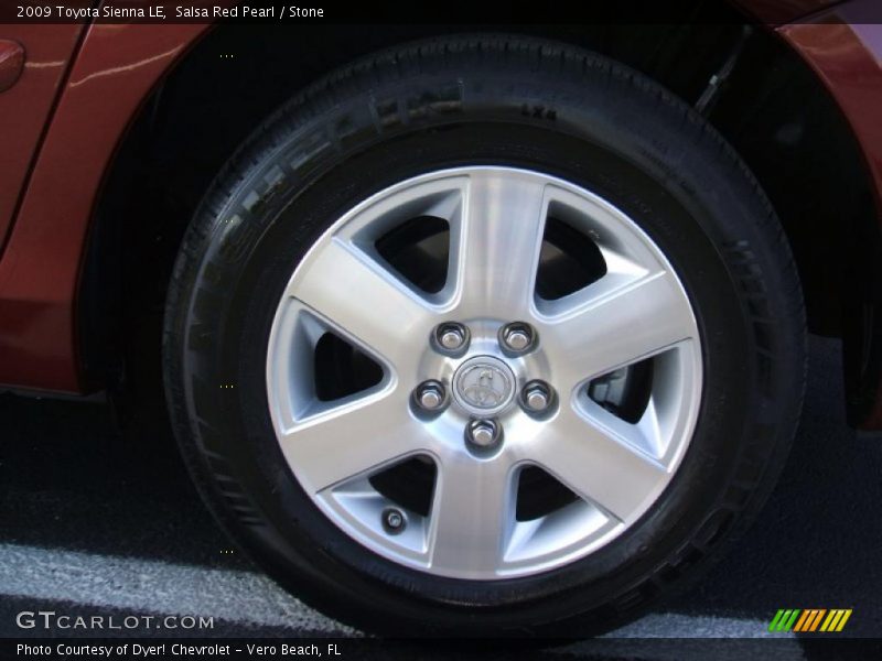 Salsa Red Pearl / Stone 2009 Toyota Sienna LE