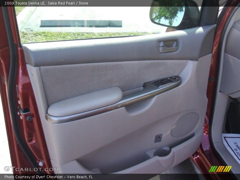 Salsa Red Pearl / Stone 2009 Toyota Sienna LE