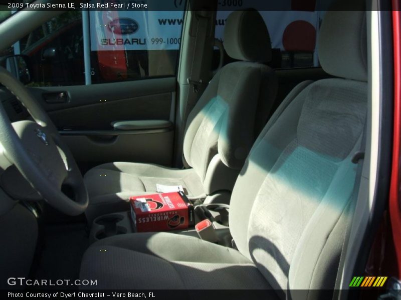Salsa Red Pearl / Stone 2009 Toyota Sienna LE