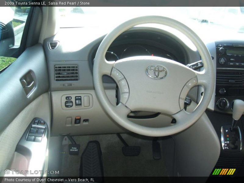 Salsa Red Pearl / Stone 2009 Toyota Sienna LE