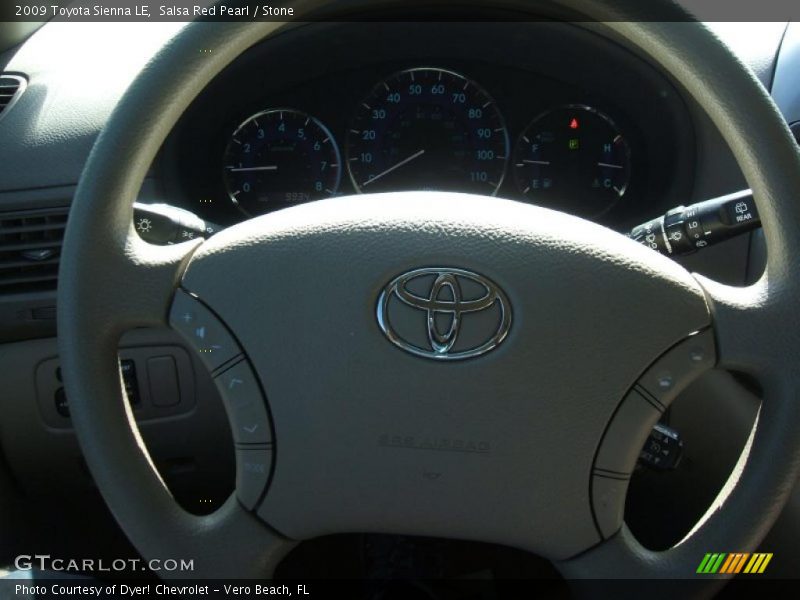 Salsa Red Pearl / Stone 2009 Toyota Sienna LE