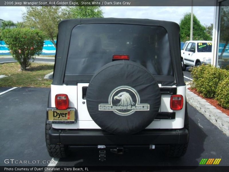Stone White / Dark Slate Gray 2006 Jeep Wrangler Sport 4x4 Golden Eagle