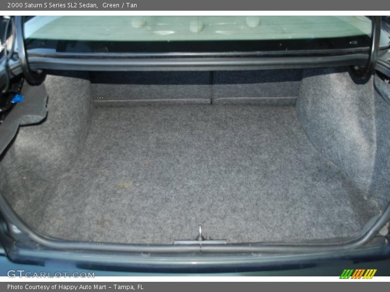 Green / Tan 2000 Saturn S Series SL2 Sedan