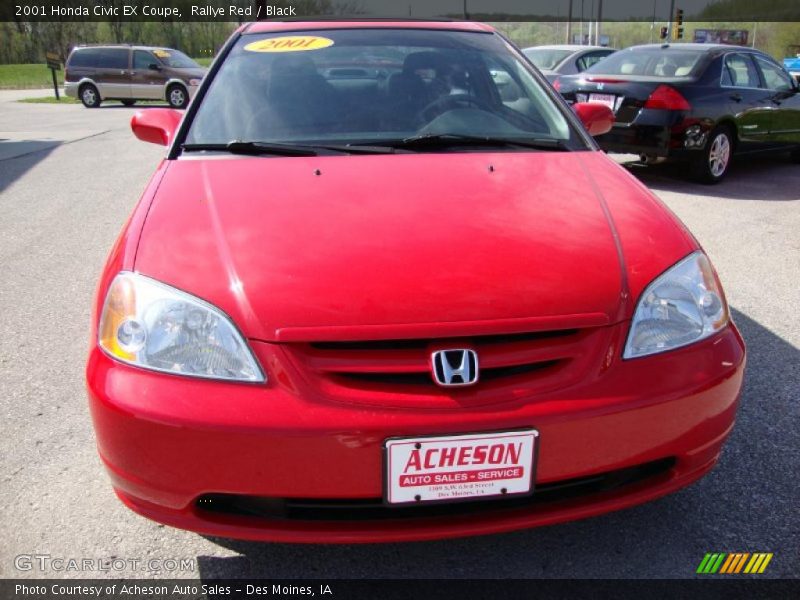 Rallye Red / Black 2001 Honda Civic EX Coupe