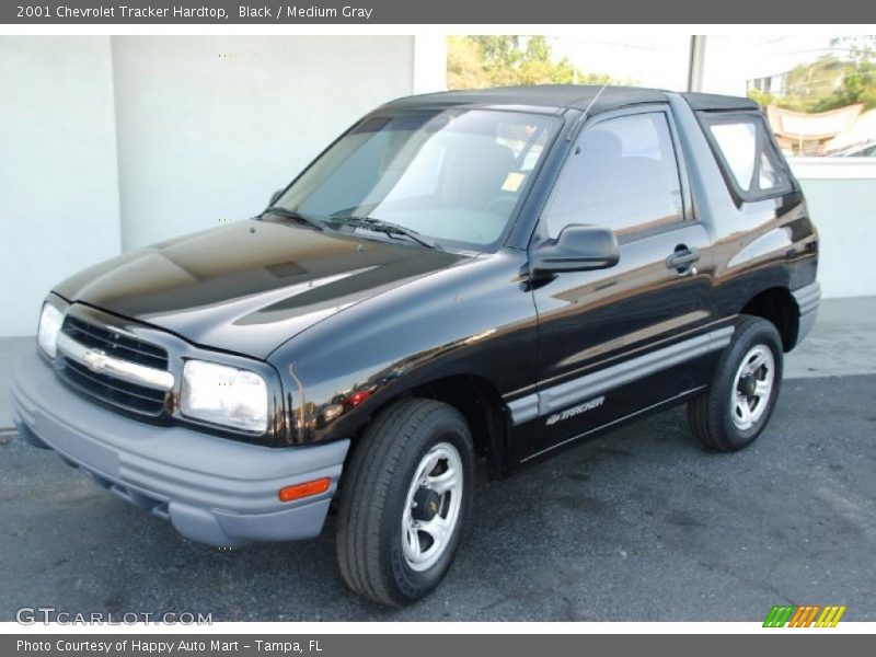 Black / Medium Gray 2001 Chevrolet Tracker Hardtop