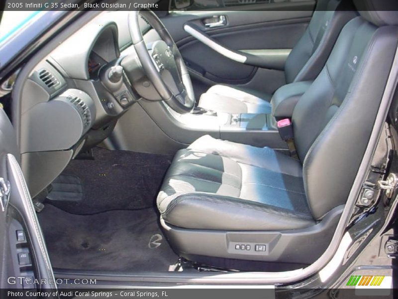 Black Obsidian / Graphite 2005 Infiniti G 35 Sedan