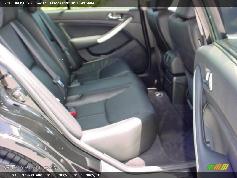 Black Obsidian / Graphite 2005 Infiniti G 35 Sedan