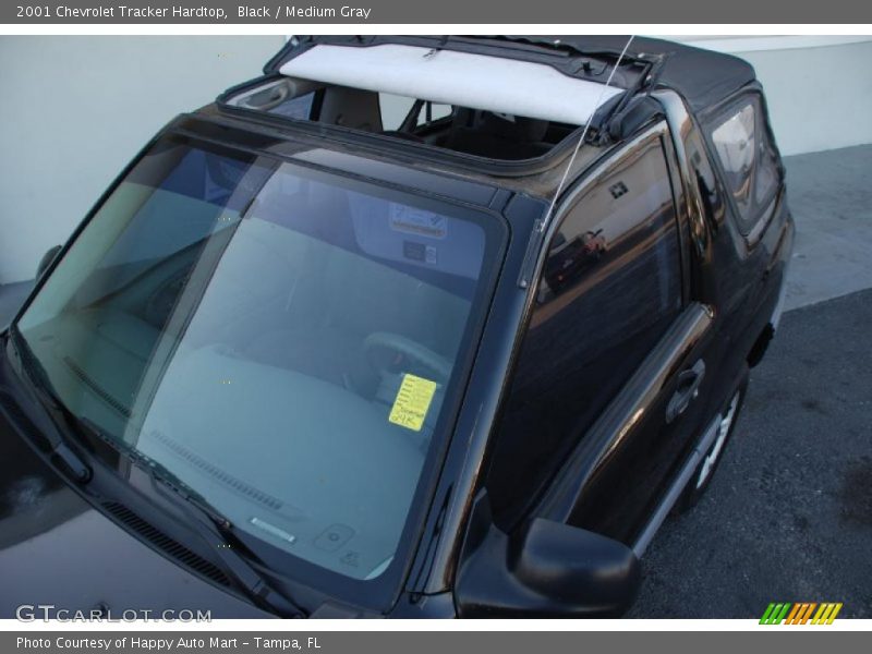 Black / Medium Gray 2001 Chevrolet Tracker Hardtop