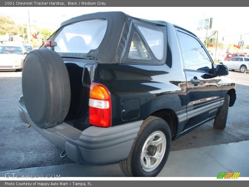 Black / Medium Gray 2001 Chevrolet Tracker Hardtop