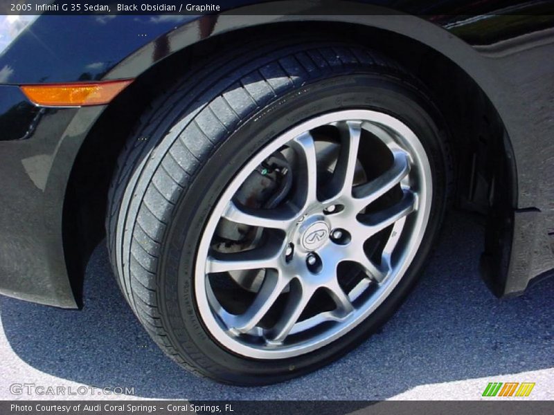 Black Obsidian / Graphite 2005 Infiniti G 35 Sedan