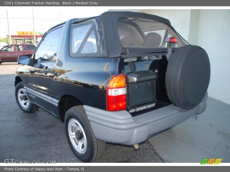 Black / Medium Gray 2001 Chevrolet Tracker Hardtop