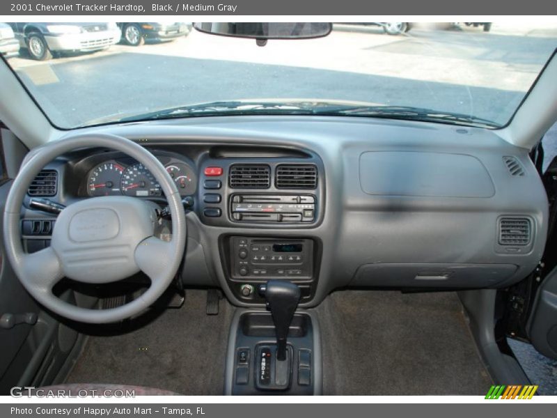 Black / Medium Gray 2001 Chevrolet Tracker Hardtop