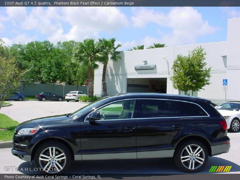 Phantom Black Pearl Effect / Cardamom Beige 2007 Audi Q7 4.2 quattro
