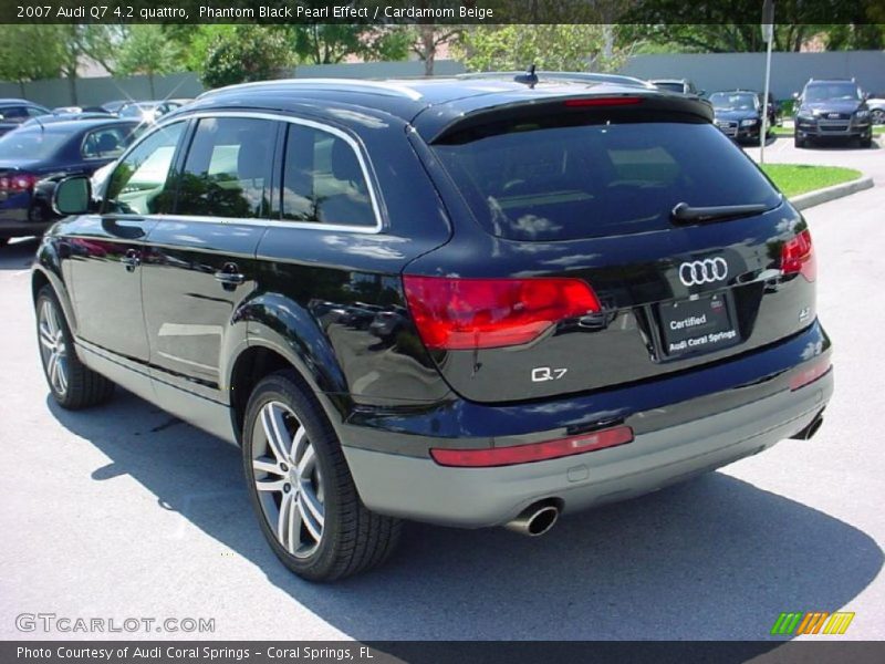 Phantom Black Pearl Effect / Cardamom Beige 2007 Audi Q7 4.2 quattro