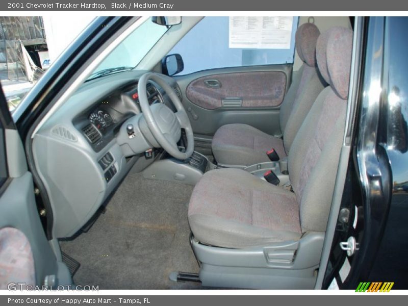 Black / Medium Gray 2001 Chevrolet Tracker Hardtop