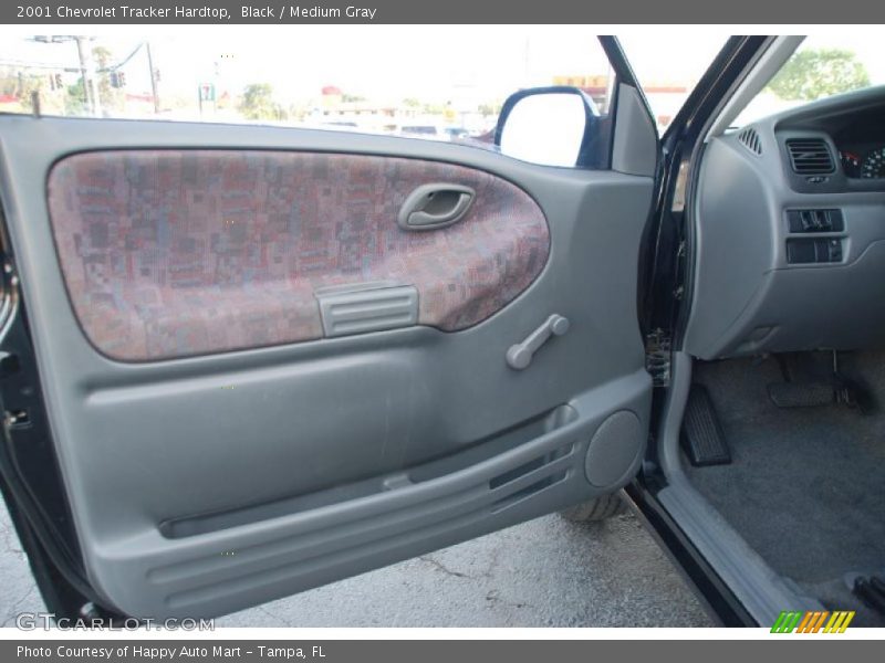 Black / Medium Gray 2001 Chevrolet Tracker Hardtop
