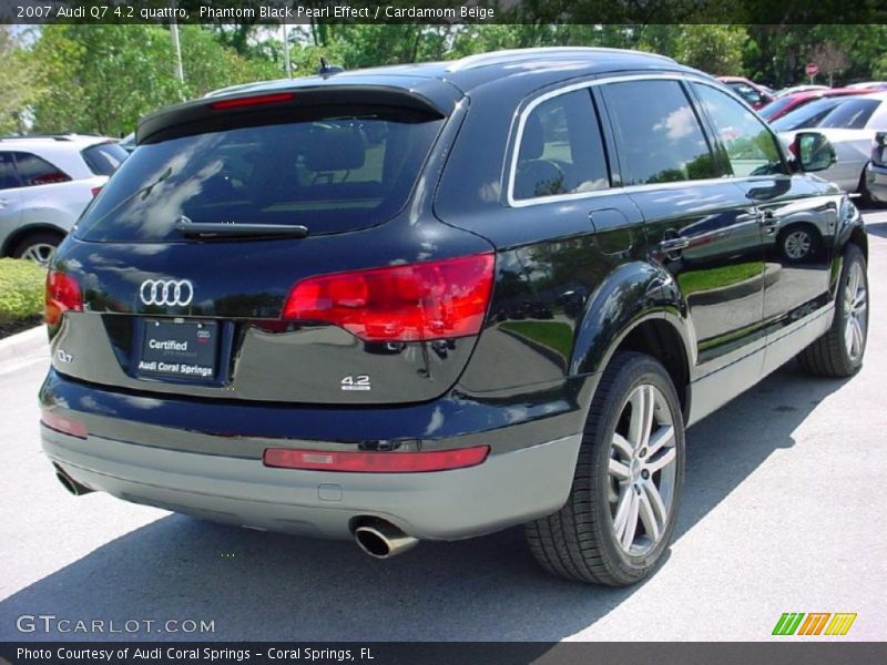 Phantom Black Pearl Effect / Cardamom Beige 2007 Audi Q7 4.2 quattro