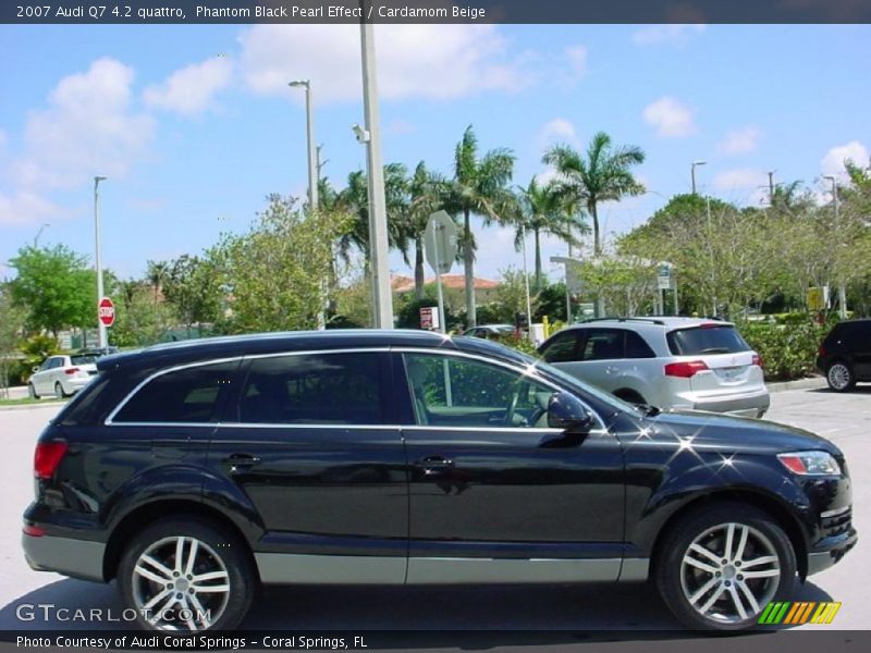 Phantom Black Pearl Effect / Cardamom Beige 2007 Audi Q7 4.2 quattro
