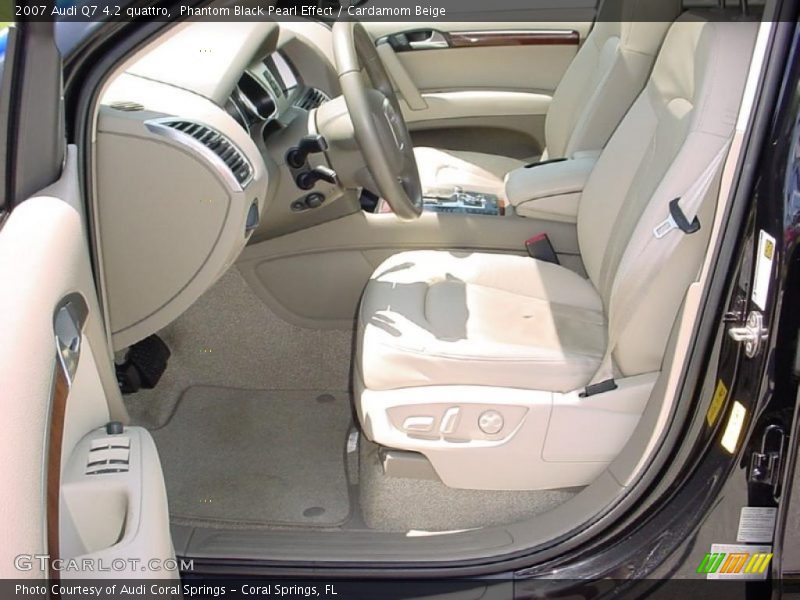 Phantom Black Pearl Effect / Cardamom Beige 2007 Audi Q7 4.2 quattro