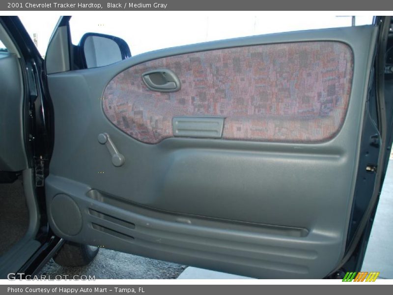 Black / Medium Gray 2001 Chevrolet Tracker Hardtop