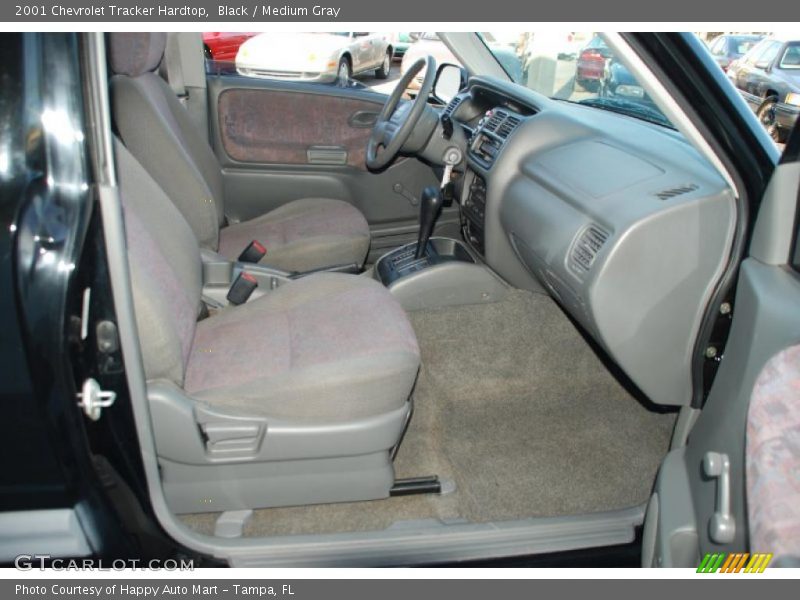 Black / Medium Gray 2001 Chevrolet Tracker Hardtop