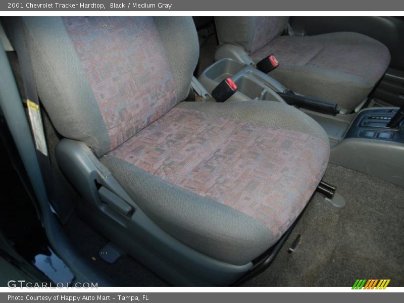 Black / Medium Gray 2001 Chevrolet Tracker Hardtop