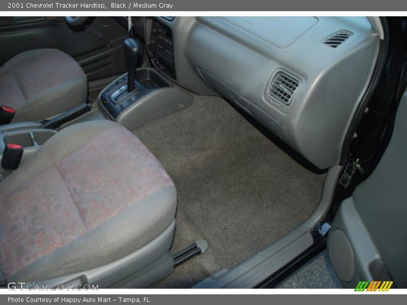 Black / Medium Gray 2001 Chevrolet Tracker Hardtop