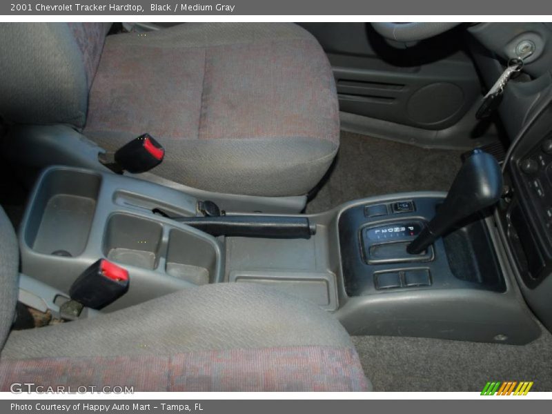 Black / Medium Gray 2001 Chevrolet Tracker Hardtop