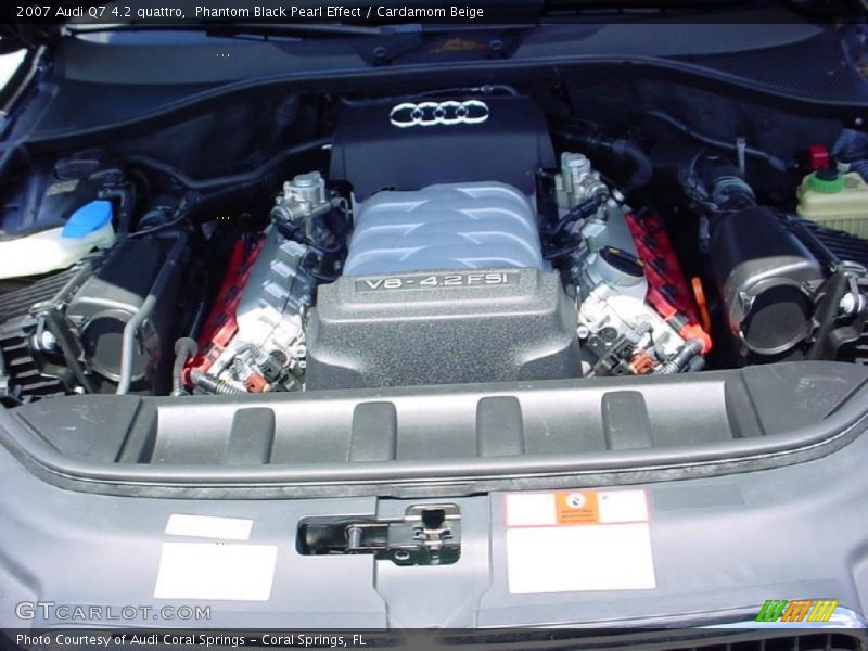 Phantom Black Pearl Effect / Cardamom Beige 2007 Audi Q7 4.2 quattro