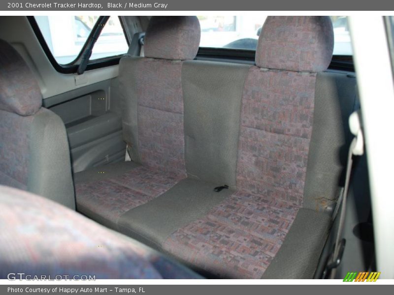 Black / Medium Gray 2001 Chevrolet Tracker Hardtop