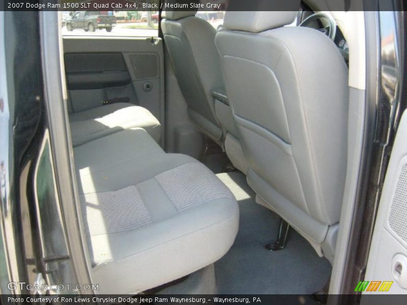 Black / Medium Slate Gray 2007 Dodge Ram 1500 SLT Quad Cab 4x4