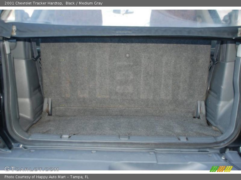 Black / Medium Gray 2001 Chevrolet Tracker Hardtop