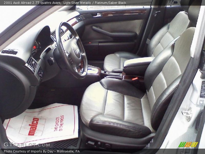 Light Silver Metallic / Platinum/Saber Black 2001 Audi Allroad 2.7T quattro Avant