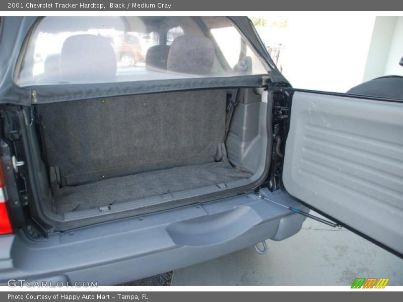 Black / Medium Gray 2001 Chevrolet Tracker Hardtop