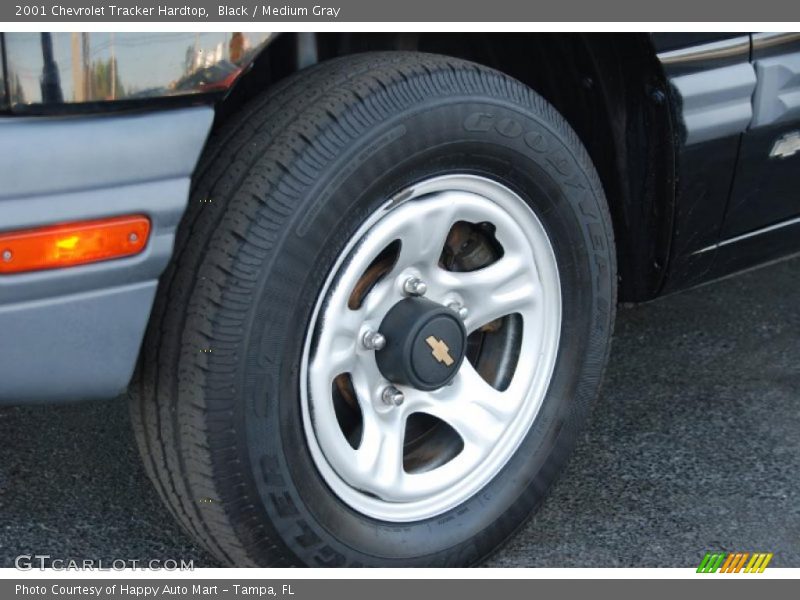 Black / Medium Gray 2001 Chevrolet Tracker Hardtop