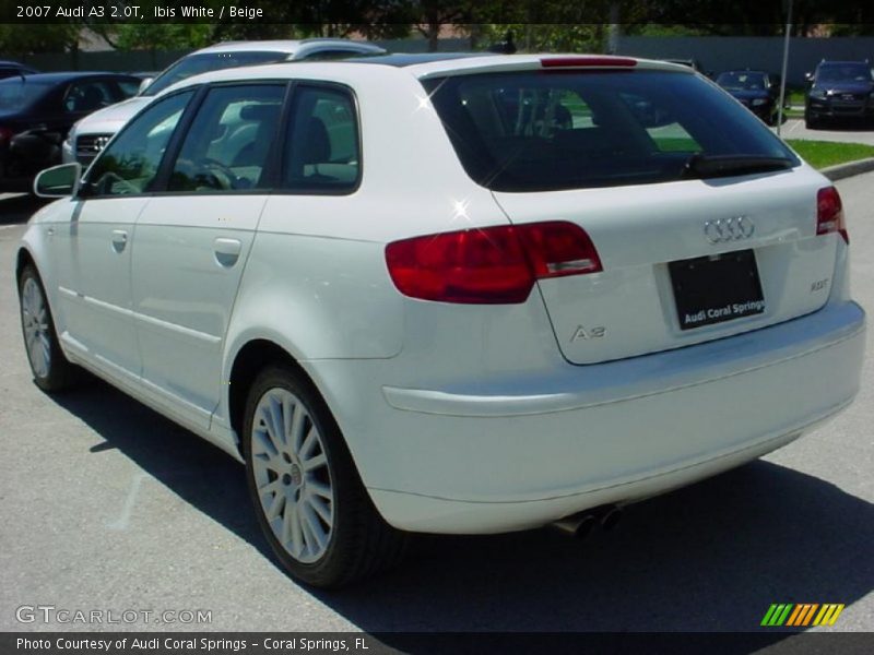 Ibis White / Beige 2007 Audi A3 2.0T