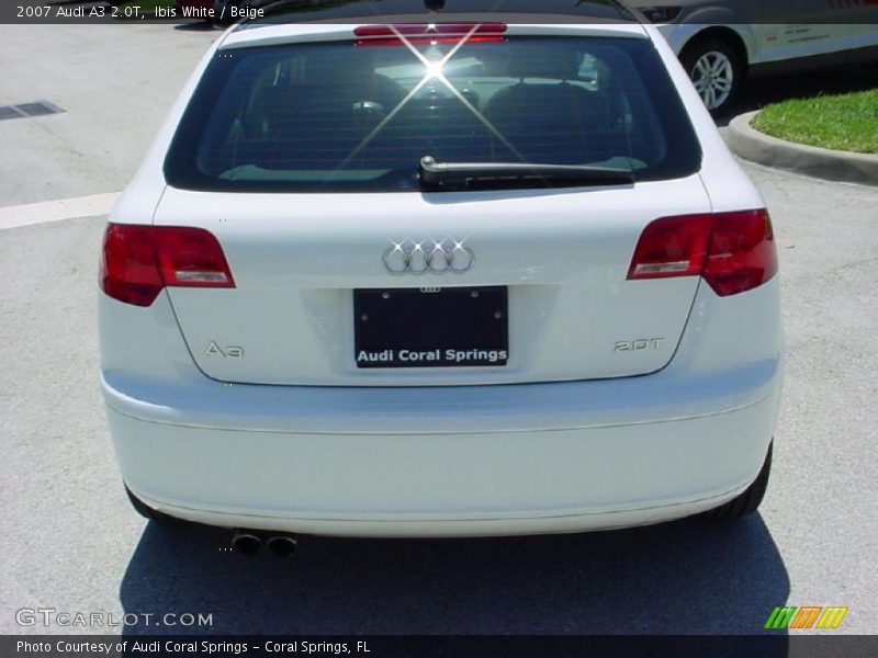 Ibis White / Beige 2007 Audi A3 2.0T