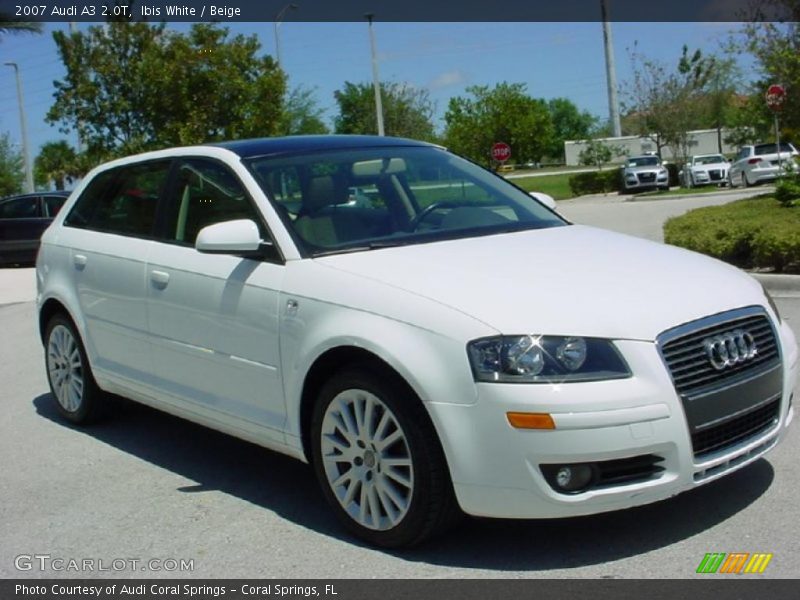 Ibis White / Beige 2007 Audi A3 2.0T