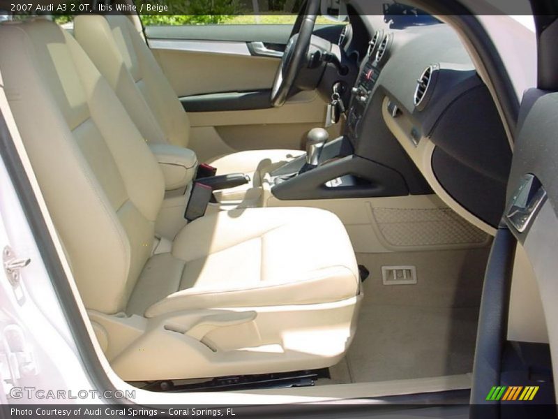 Ibis White / Beige 2007 Audi A3 2.0T